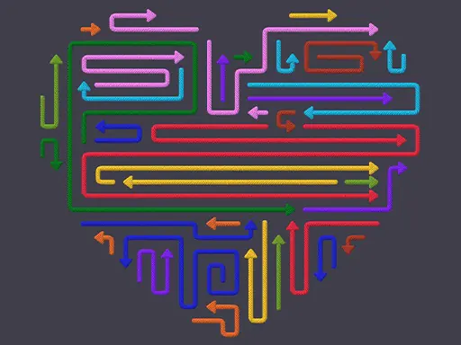 Arrow Rope Maze browser game preview