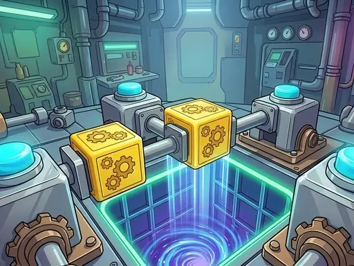 Box Press Puzzle browser game preview