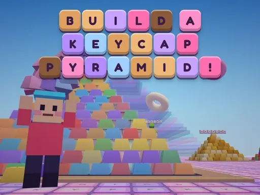 Build a Keycap Pyramid browser game preview