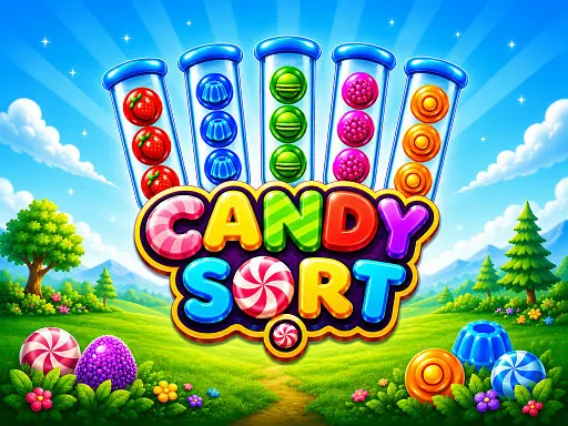 Candy Sort browser game preview