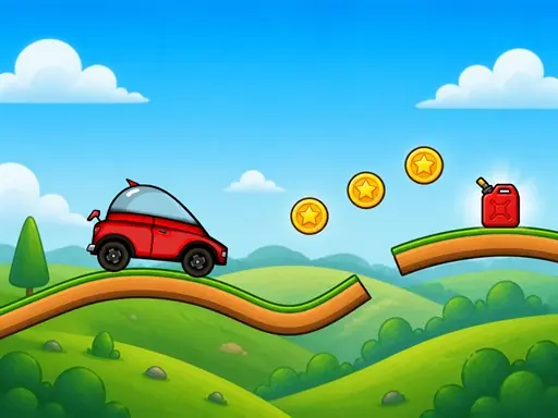 Crazy Car Drive Road Challenge browser game preview