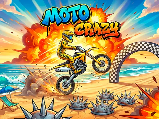 Crazy Moto browser game preview