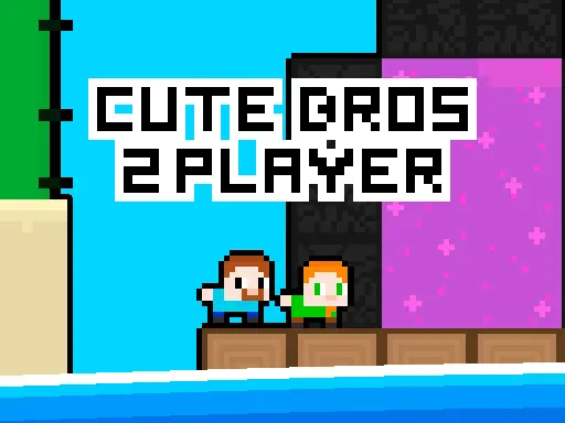 Cute Bros 2 Player browser game preview