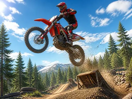 Dirt Bike Racing Adventure browser game preview