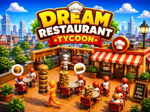 Dream Restaurant Tycoon browser game preview