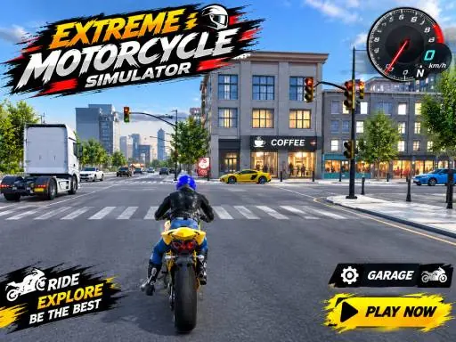 Extreme Motorcycle Simulator browser game preview
