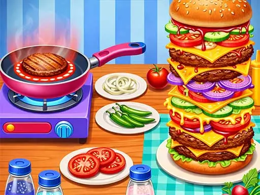 Fast Food Cooking browser game preview