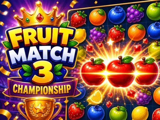 Fruit Match 3 Championship browser game preview