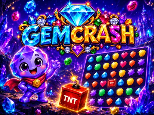 GEMCRASH browser game preview