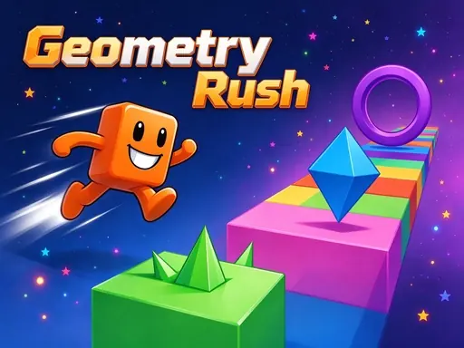 GeometryRush browser game preview