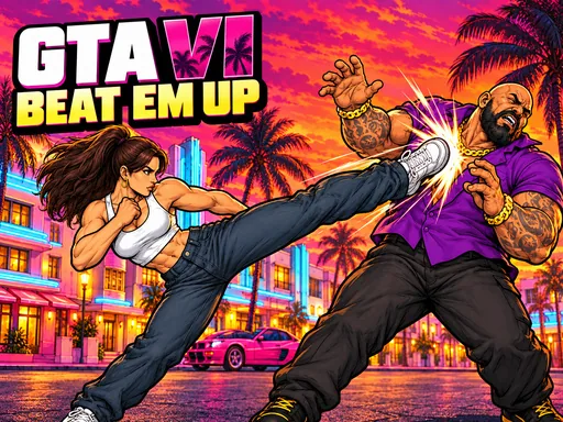 GTA VI: Beat Em Up browser game preview