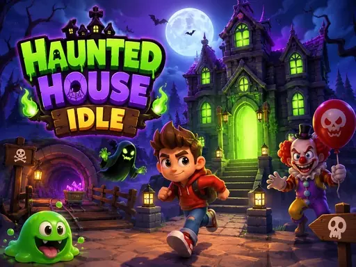Haunted House Idle browser game preview