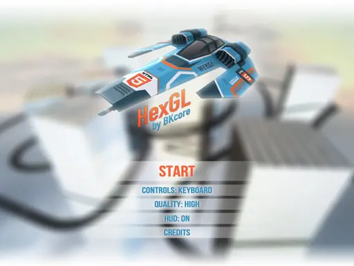 HexGL browser game preview