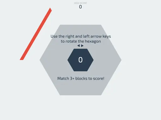 Hextris browser game preview