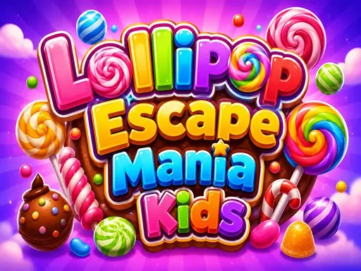 Lollipop Escape Mania Kids browser game preview