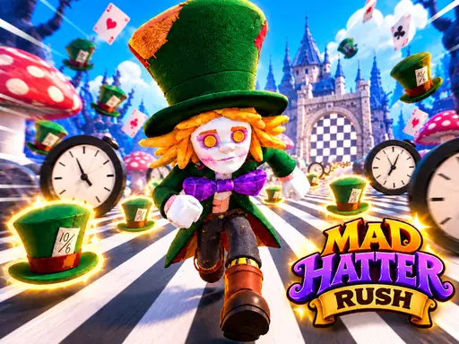 Mad Hatter Rush browser game preview