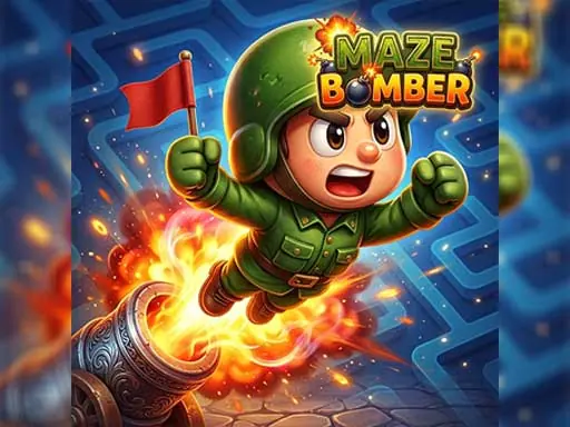 Maze Bomber Game browser game preview