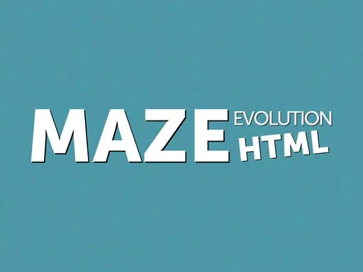 Maze Evolution HTML browser game preview
