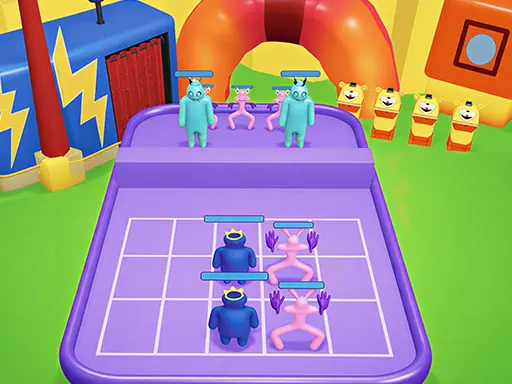 Merge Rainbow Fighting browser game preview