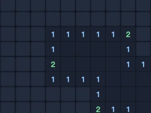 Minesweeper browser game preview