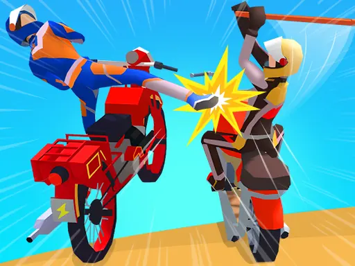 Moto Attack Bike Racing browser game preview