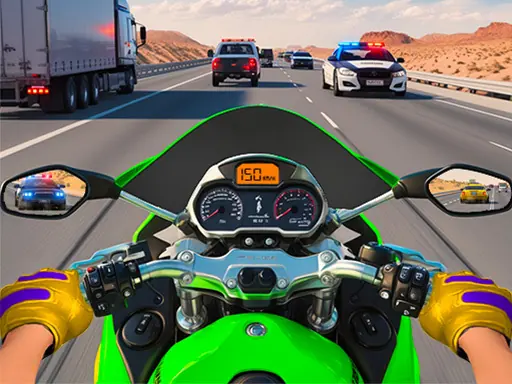 Moto Bike Highway Racing Game browser game preview