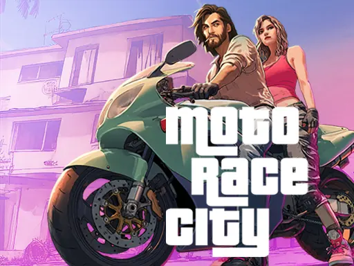 Moto Race City browser game preview