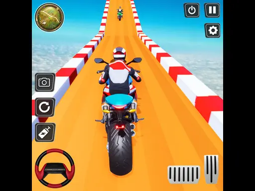 Moto Stunt Racing browser game preview