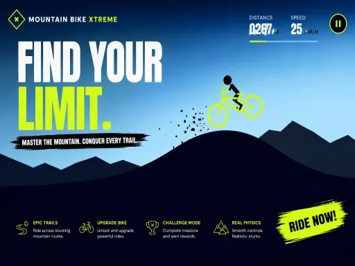 Mountain Bike Xtreme browser game preview