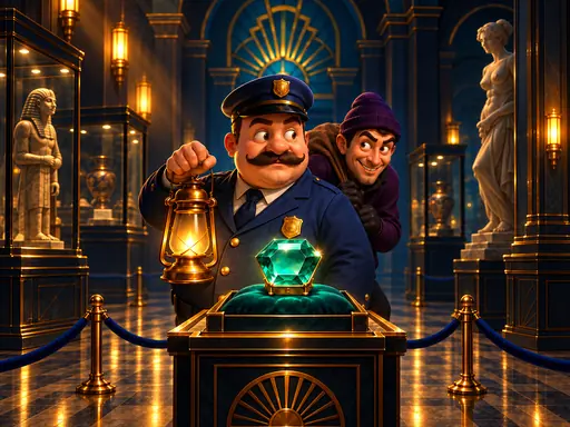Museum Night Shift browser game preview