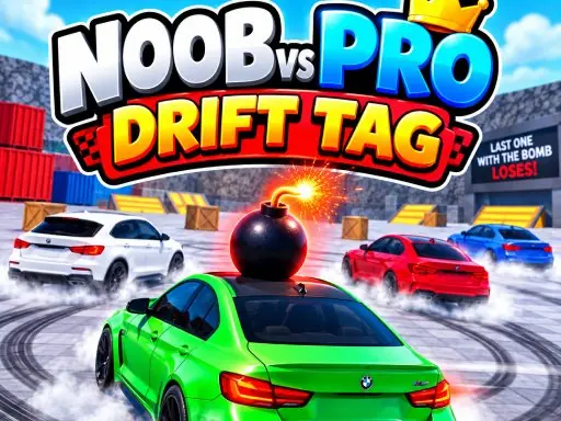 Noob vs Pro : Drift Tag browser game preview