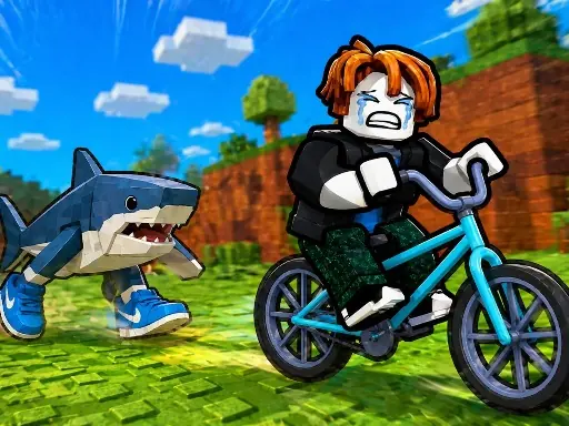 Obby Ride a Bike For Brainrots browser game preview