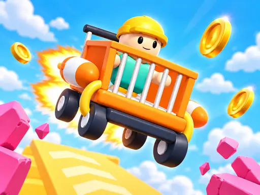 Obby: Rocket Shopping Cart browser game preview