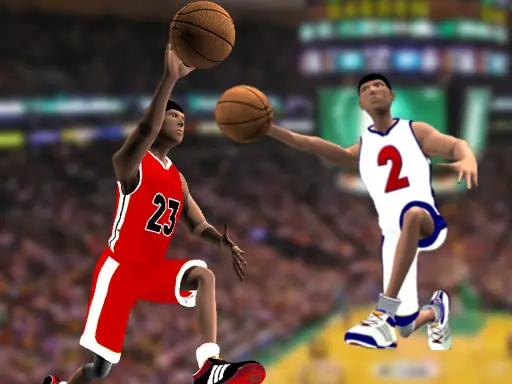 Playoff Basketball browser game preview