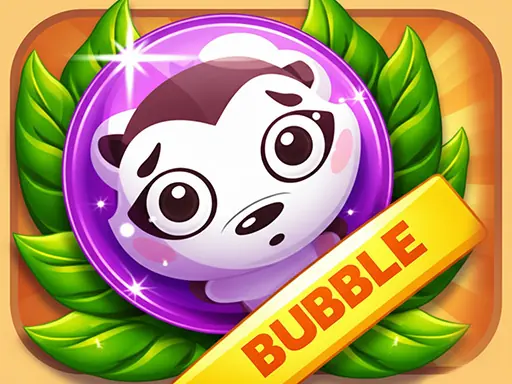 Raccoon Bubble Shooter browser game preview