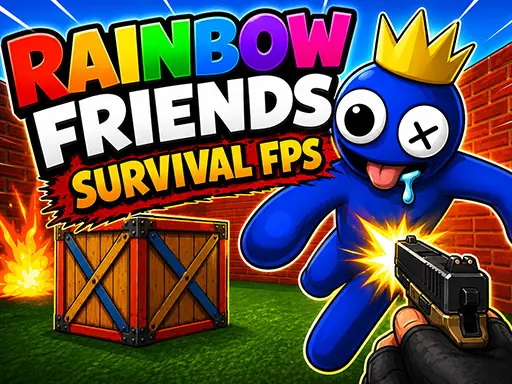 Rainbow Friends Survival FPS browser game preview