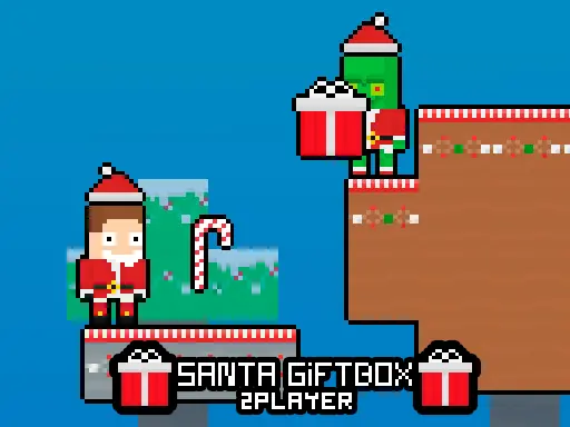 Santa Giftbox 2 Player browser game preview