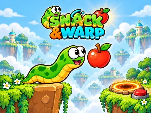 SNACK & WARP browser game preview
