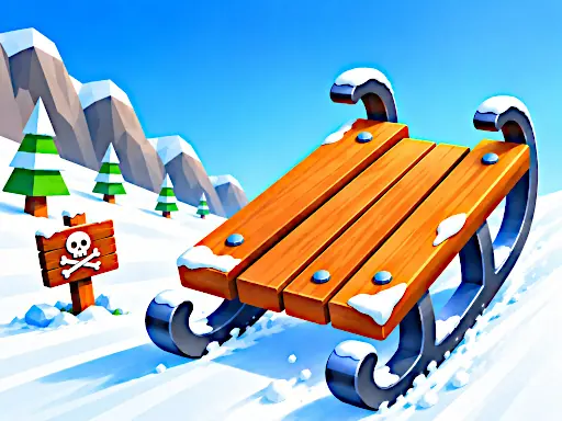 Snow Rush 3D browser game preview