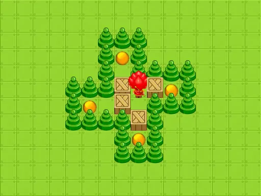Sokoban browser game preview
