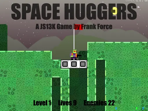 Space Huggers browser game preview