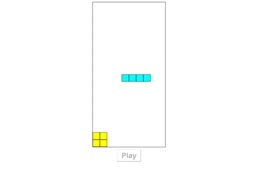 Canvas Tetris browser game preview