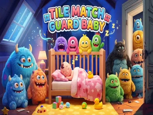 Tile Match Guard Baby browser game preview