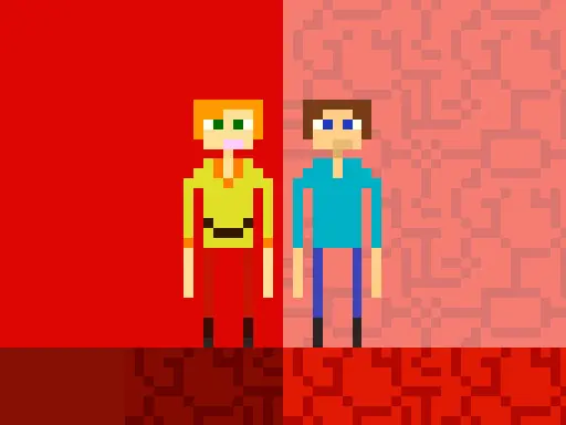 Two Player Stick Steve and Alex browser game preview