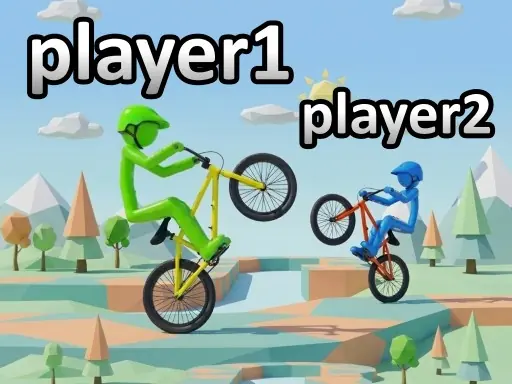 Wheelie Bike For 2 Players browser game preview